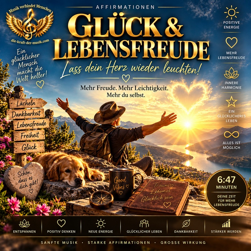 Affirmation Glück und Lebensfreude – Die Kraft der Musik