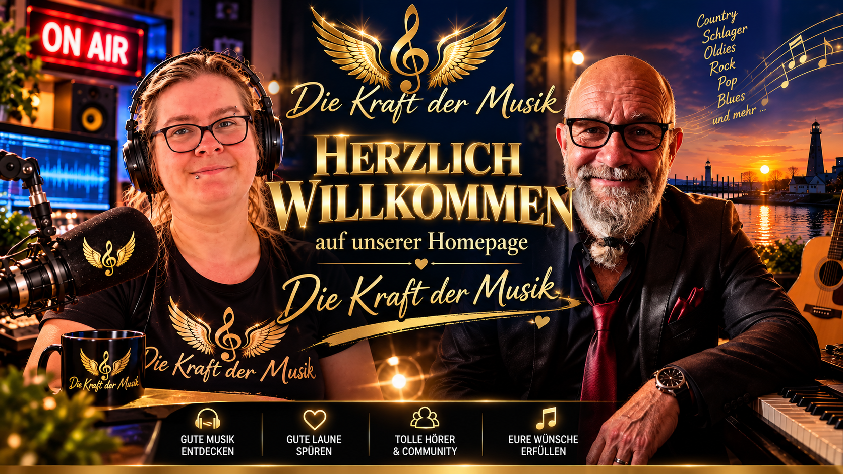 Herzlich willkommen bei Die Kraft der Musik – Torsten und Christina