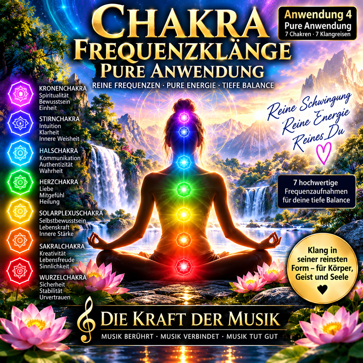 Chakra Frequenzklänge – Pure · Anwendung 4