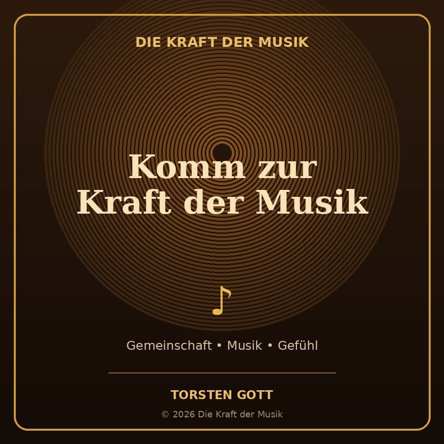 Komm zur Kraft der Musik