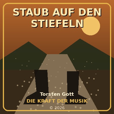 Staub auf den Stiefeln
